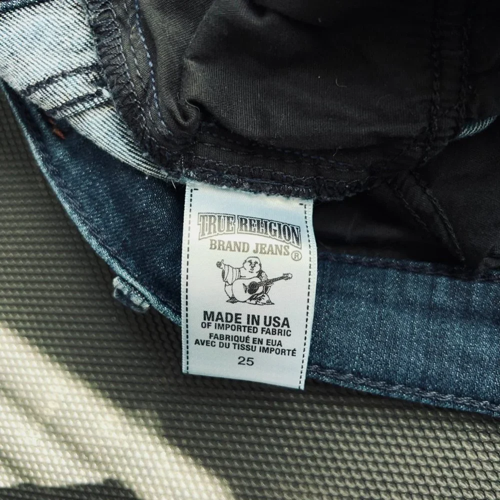 True Religion ‘Halle’ Super Skinny Fit Jeans in Picasso Blue - Picture 10 of 12